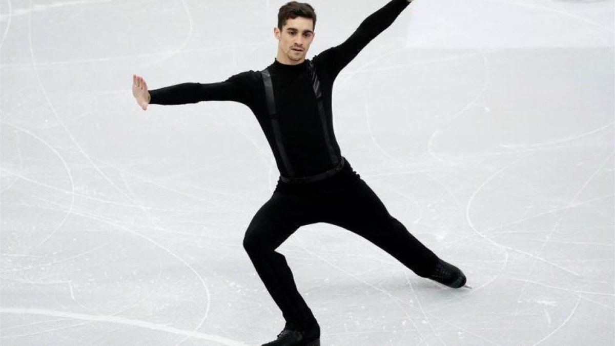 Javier Fernández, en el programa corto de este jueves.-REUTERS / VASILY FEDOSENKO