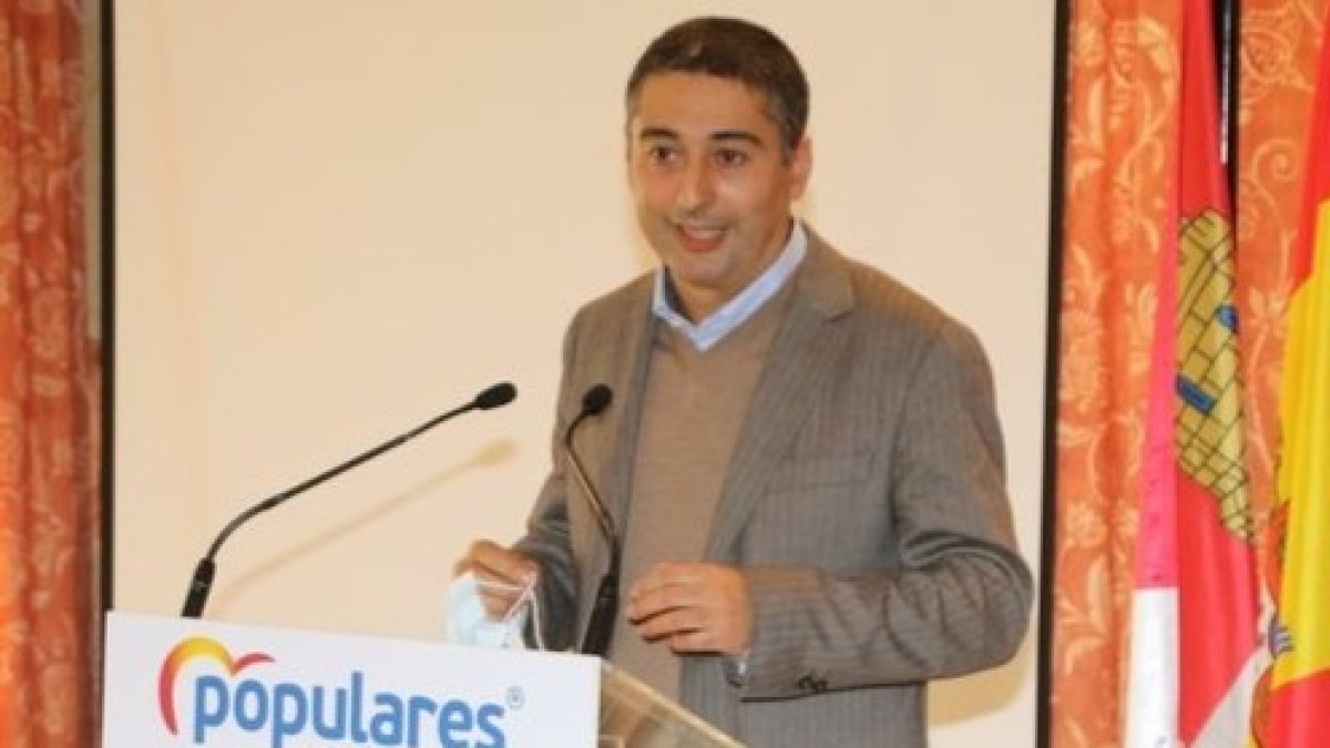 Jorge Castro, candidato del PP a la Alcaldía de Miranda de Ebro en 2019. ECB