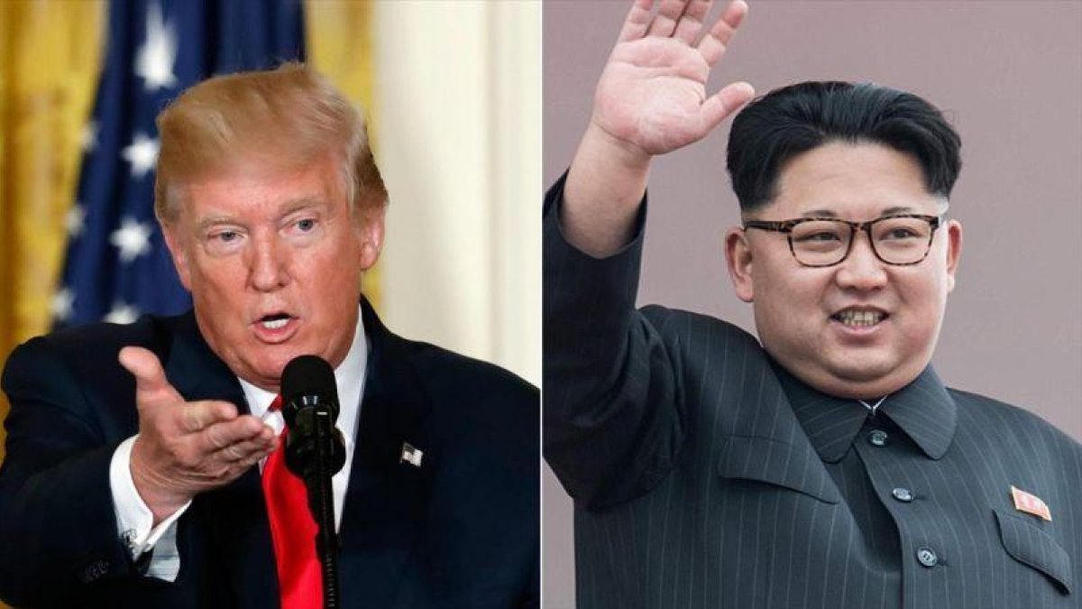 El presidente estadounidense Donald Trump junto al líder norcoreano Kim Jong-un-EPA/YNA