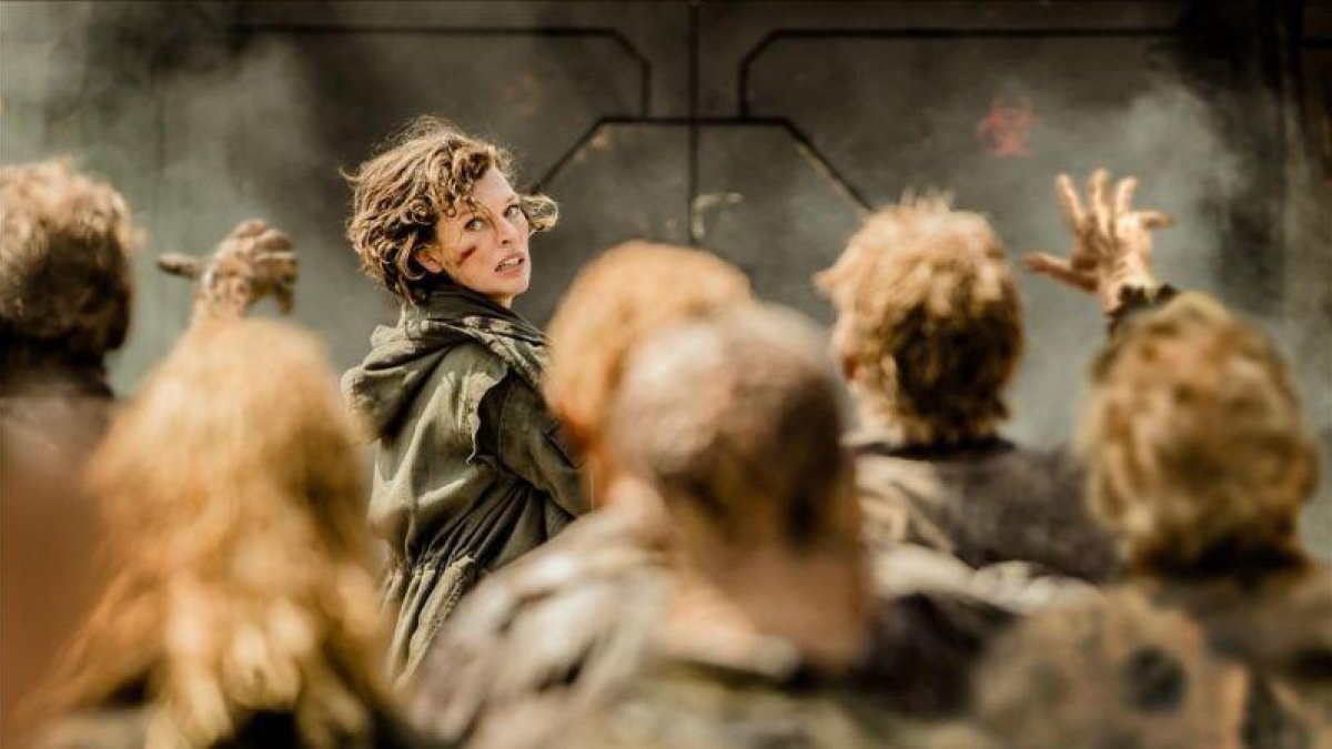 Milla Jovovich en una escena de Resident evil: El capítulo final.-EL PERIÓDICO