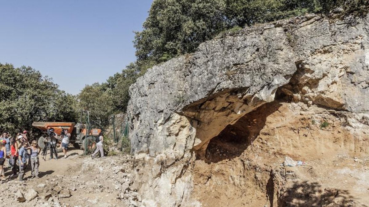 Aspecto de la Cueva Fantasma, el yacimiento que comenzará a excavarse el año que viene.-S. OTERO