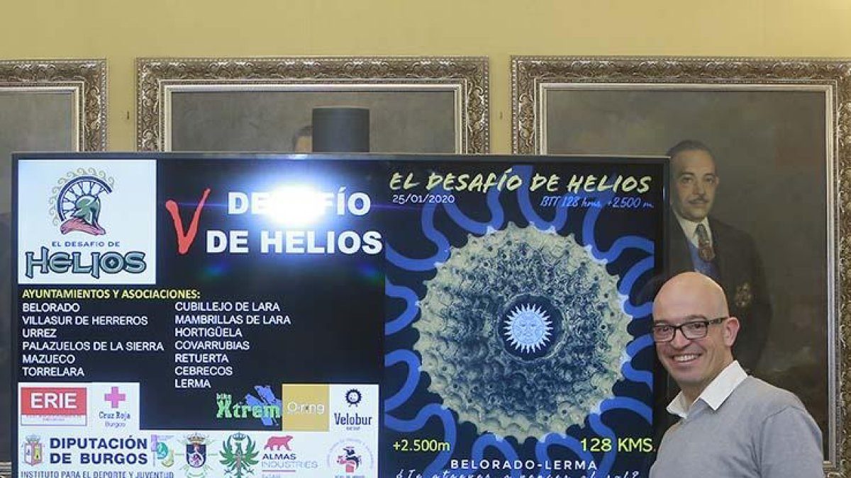 Luis Jorge del Barco presentó ayer la prueba en la Diputación-Raúl G. Ochoa