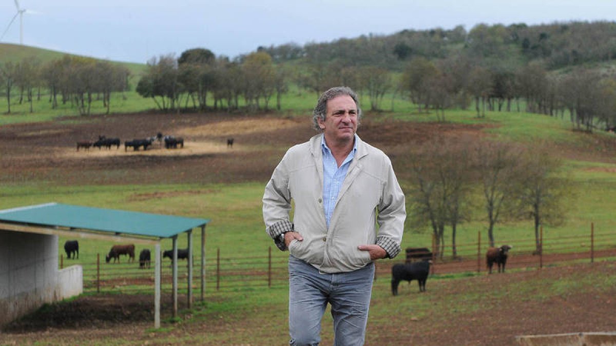 El ganadero burgalés Antonio Bañuelos.