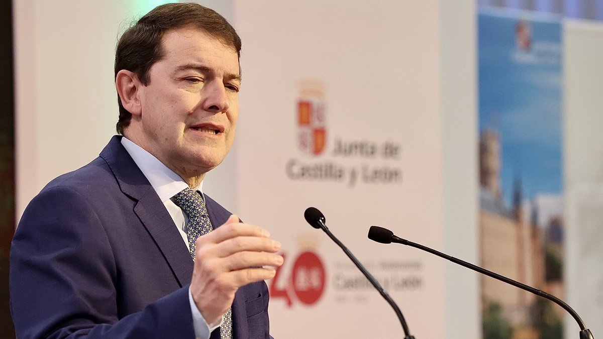 el presidente de la Junta, Alfonso Fern?ndez Ma?ueco, visita la 43? edici?n de la Feria. Expositor de Castilla y Le?n.