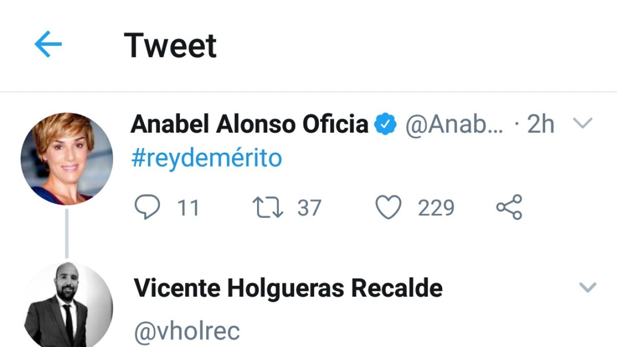 Captura de los mensajes.