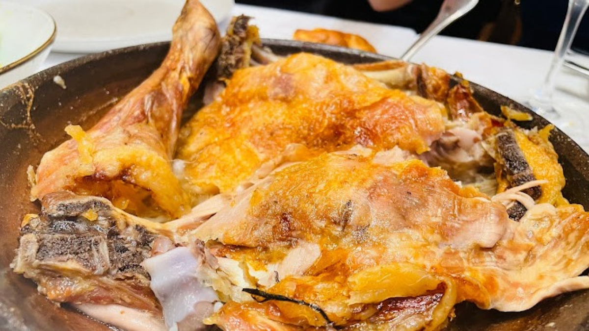 Lechazo asado
