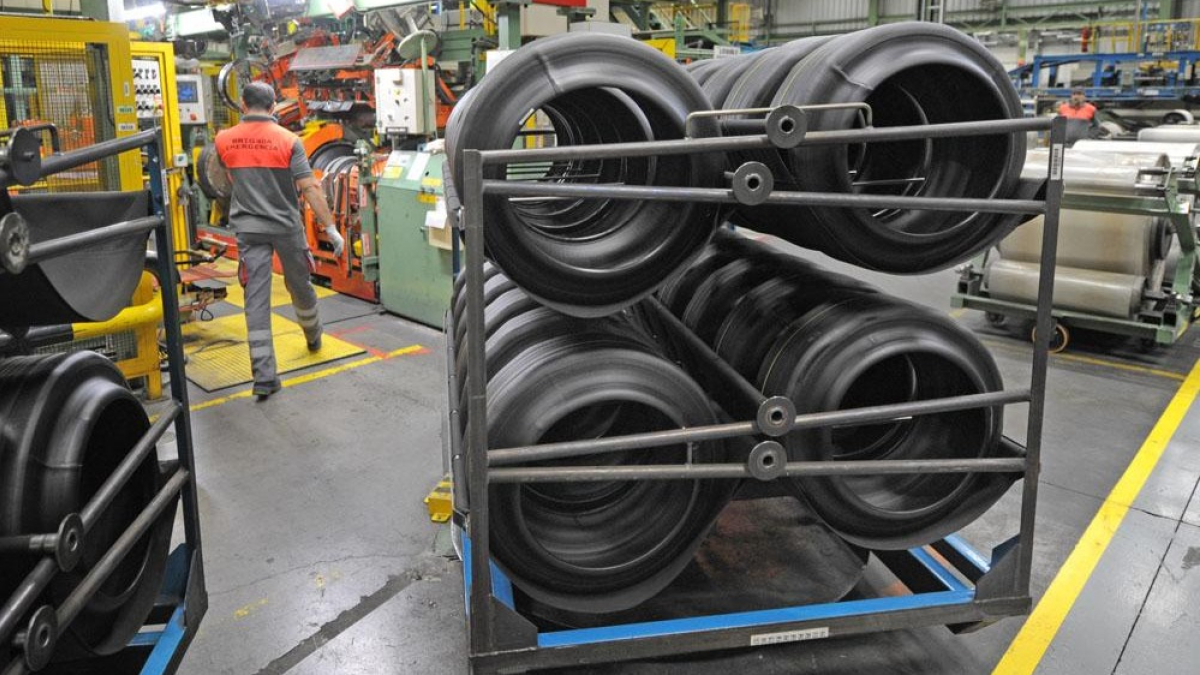 Instalaciones de fabricación en Bridgestone en Burgos.