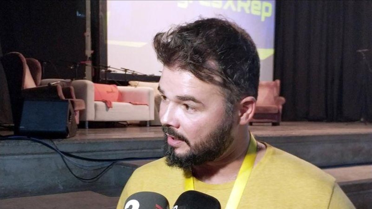 El diputado de ERC Gabriel Rufián.-ACN / GERARD VILA