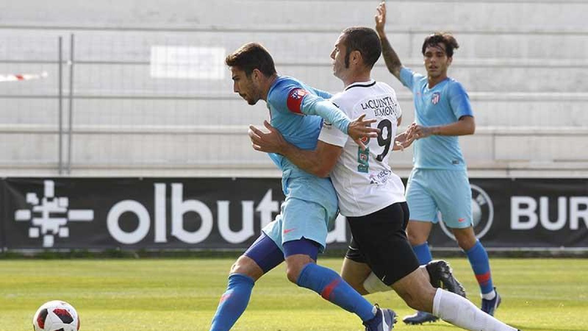 El filial del Atlético de Madrid ya dejó sobradas muestras de su calidad en el choque contra el BCF en El Plantío-Santi Otero