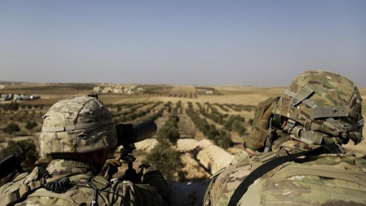 Militares estadounidenses en la localidad siria de Manbij.-/ SUSANNAH GEORGE / AP