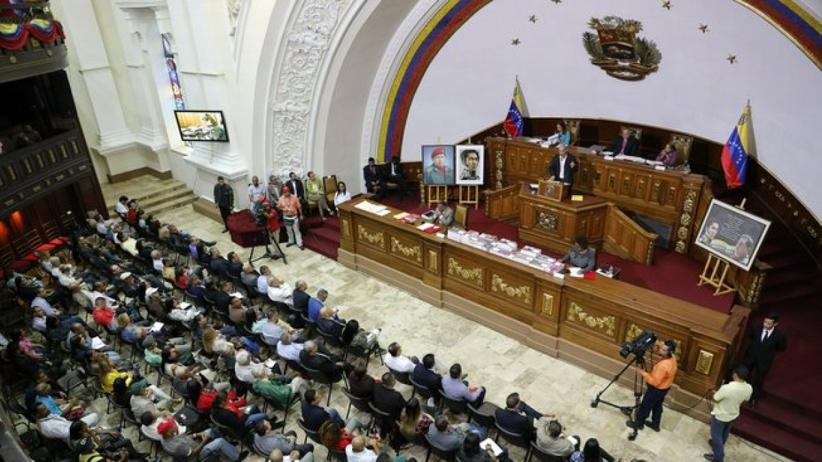 La Asamblea Constituyente de Venezuela (ANC) es integrada solo por chavistas.-AP