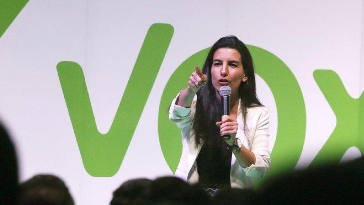 La candidata de Vox a la Comunidad de Madrid, Rocío Monasterio.-EFE