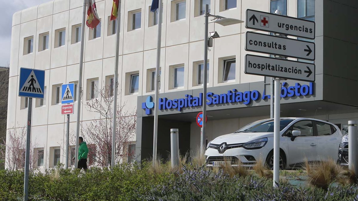 Vista externa del hospital Santiago Apóstol de Miranda de Ebro. RAÚL G. OCHOA