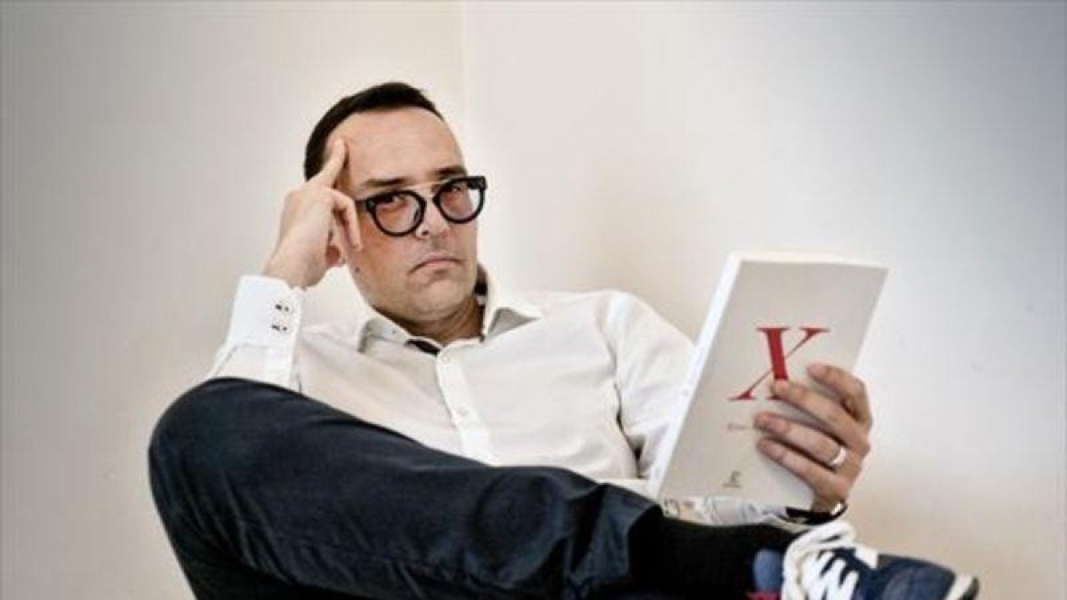 Risto Mejide, en la sede de su agencia, Aftershare.tv.-RICARD FADRIQUE