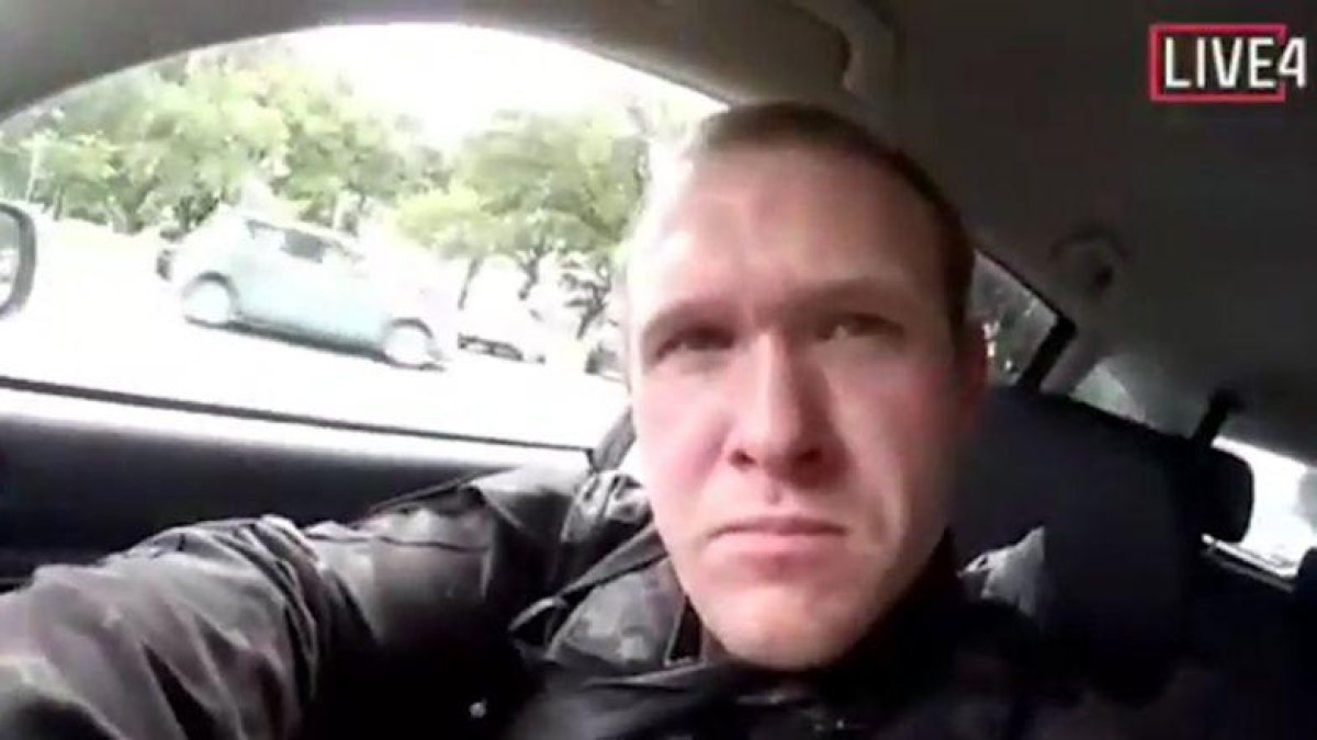 Jacinda Ardern, autor de la matanza en Christchurch.-SHOOTER'S VIDEO
