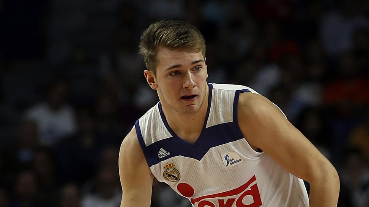 Doncic es la estrella de la selección eslovena.-JAVIER BARBANCHO