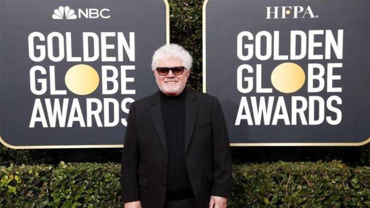 Pedro Almodóvar en los premios Globos de Oro.-EFE