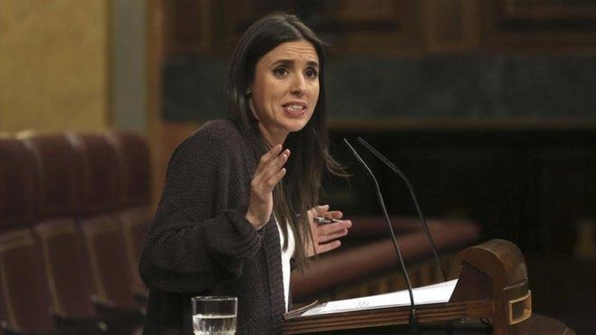 Irene Montero es la ministra de Igualdad