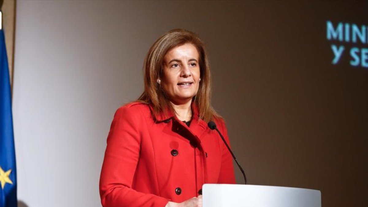Fátima Báñez, ministra de Empleo.-