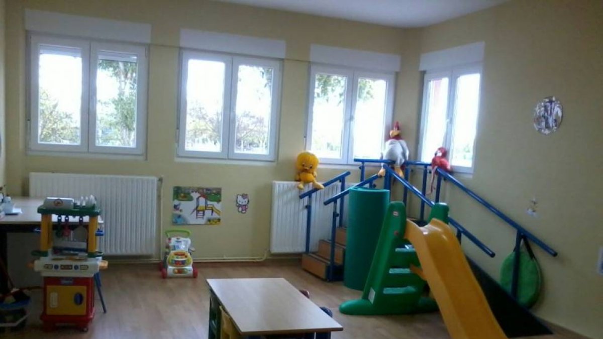 Aula de psicomotricidad del centro intergeneracional.-L. V.