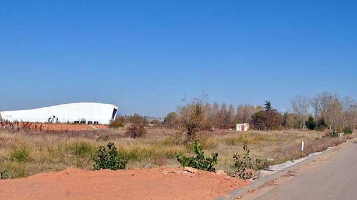 La parcela donde se construirá la planta se encuentra en el polígono industral local.-ECB