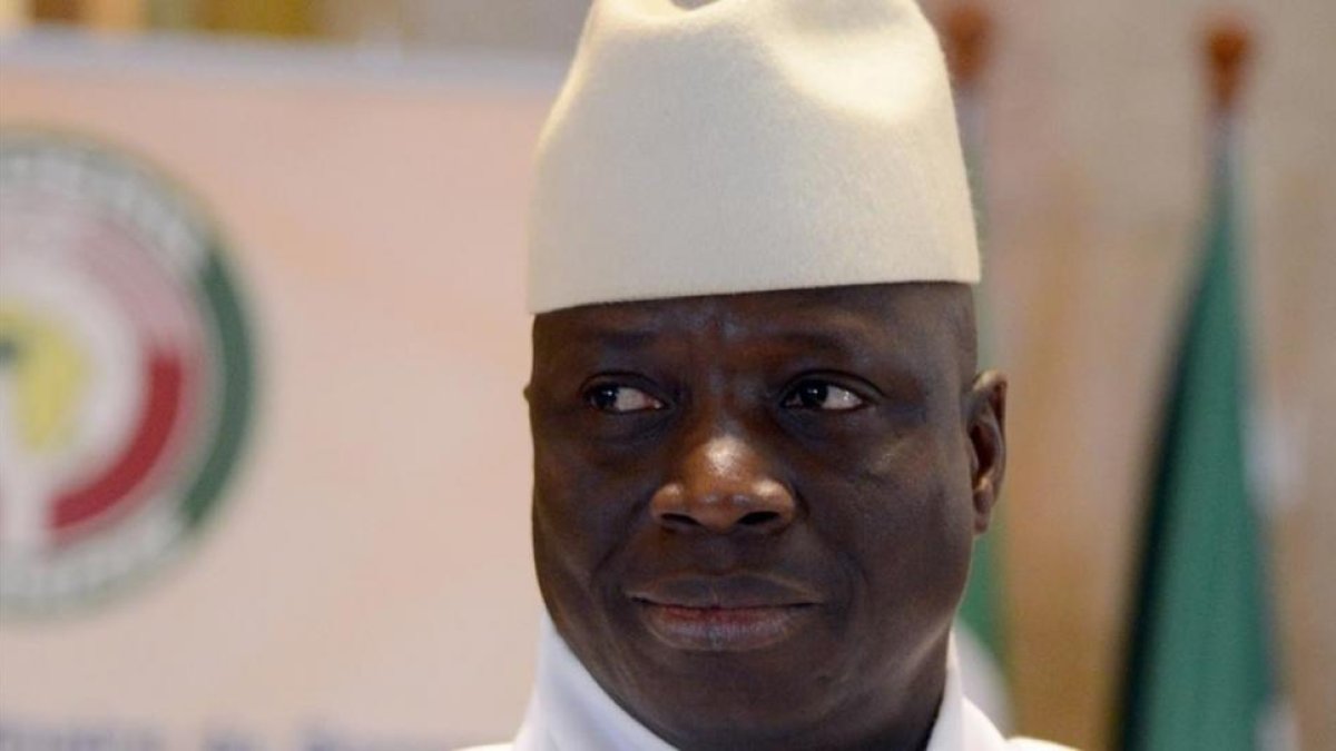 Jammeh, en una imagen de archivo, en marzo del 2014.-AFP