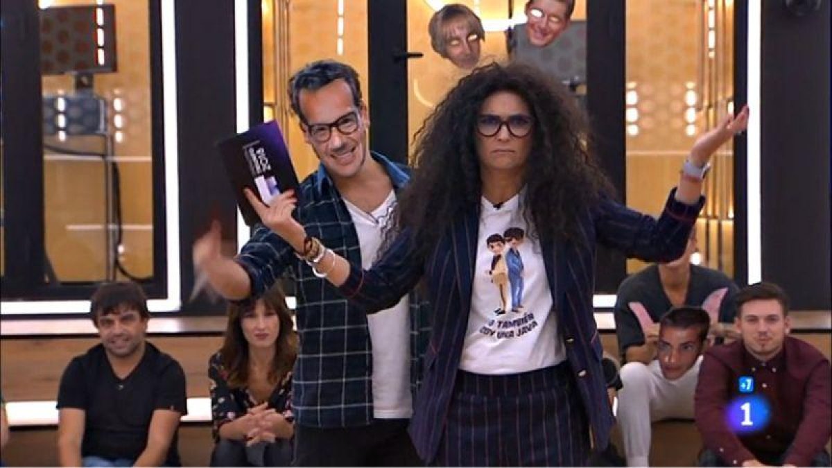 Noemí Galera y Ricky Merino en el Chat de OT.-EL PERIÓDICO