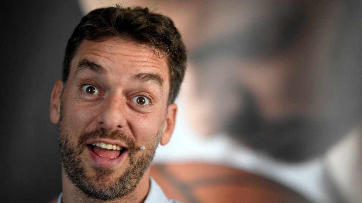 Pau Gasol, en la presentación de su libro, en Madrid.-GABRIEL BOUYS (AFP)