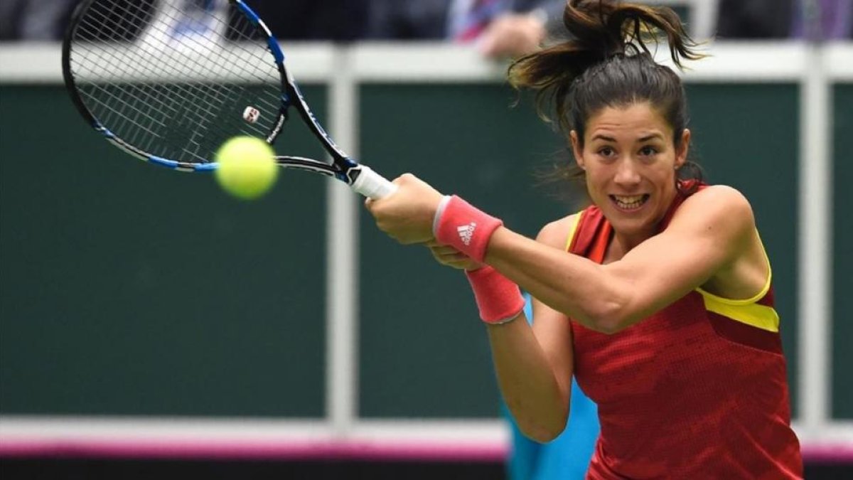 Garbiñe Muguruza.-MICHAL CIZEK