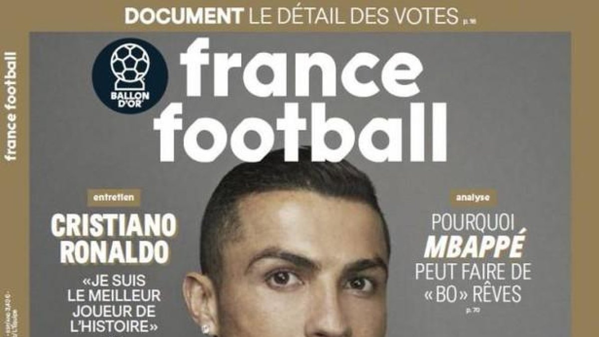 La portada de France Football.-EL PERIÓDICO