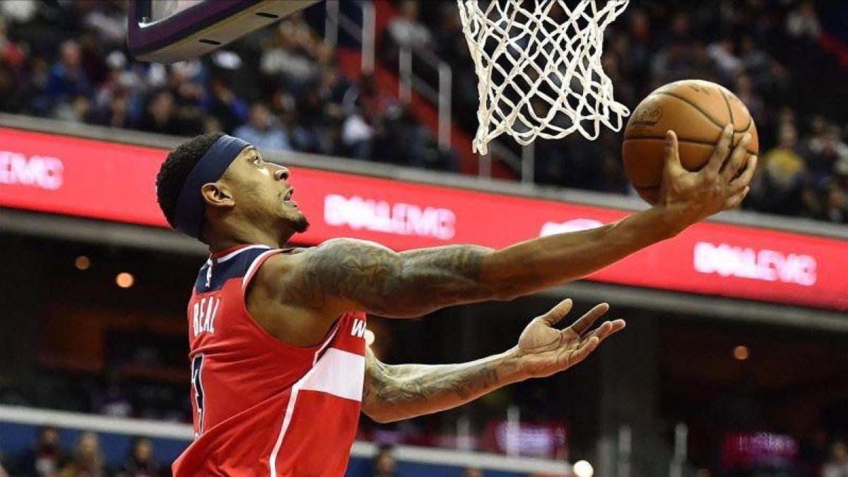Bradley Beal, referencia del ataque de los Wizards.-EL PERIÓDICO