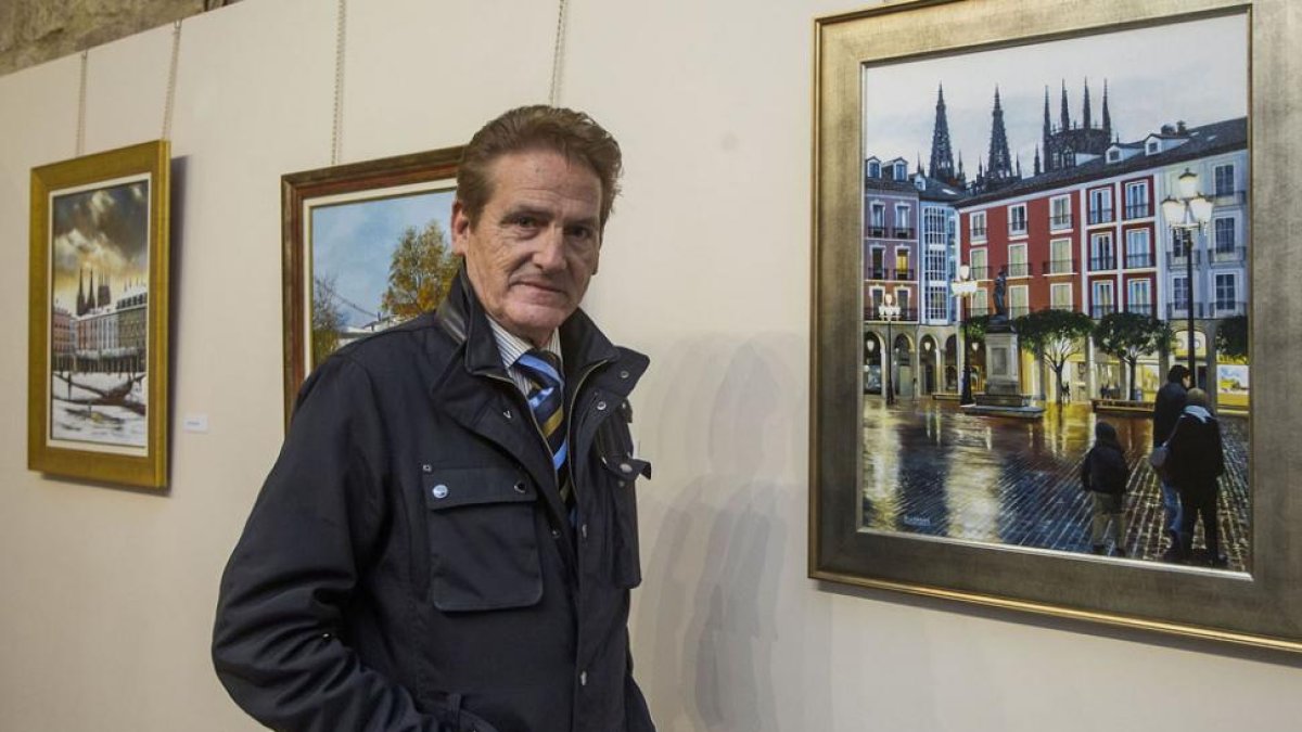 Pablo Labrado regresa al Monasterio de San Juan con sus últimas pinturas.-Santi Otero