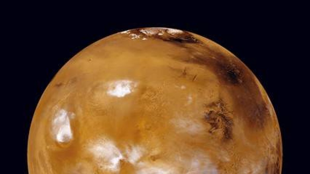 Fotografía facilitada por la NASA del planeta Marte.-Foto: EFE