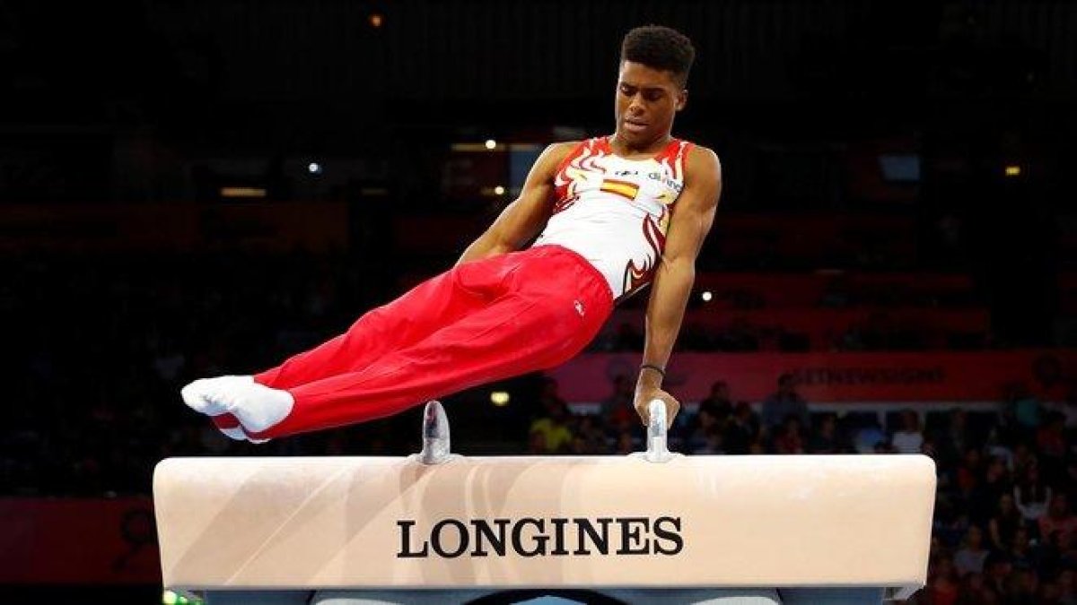 Thierno Diallo, en acción durante los Mundiales de Stuttgart.-