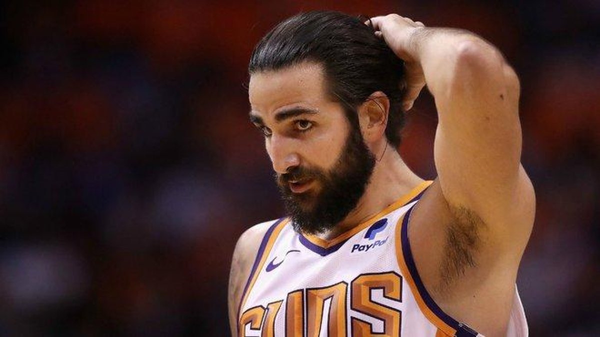 Ricky Rubio en una imagen del partido contra los Knicks.-TWITTER