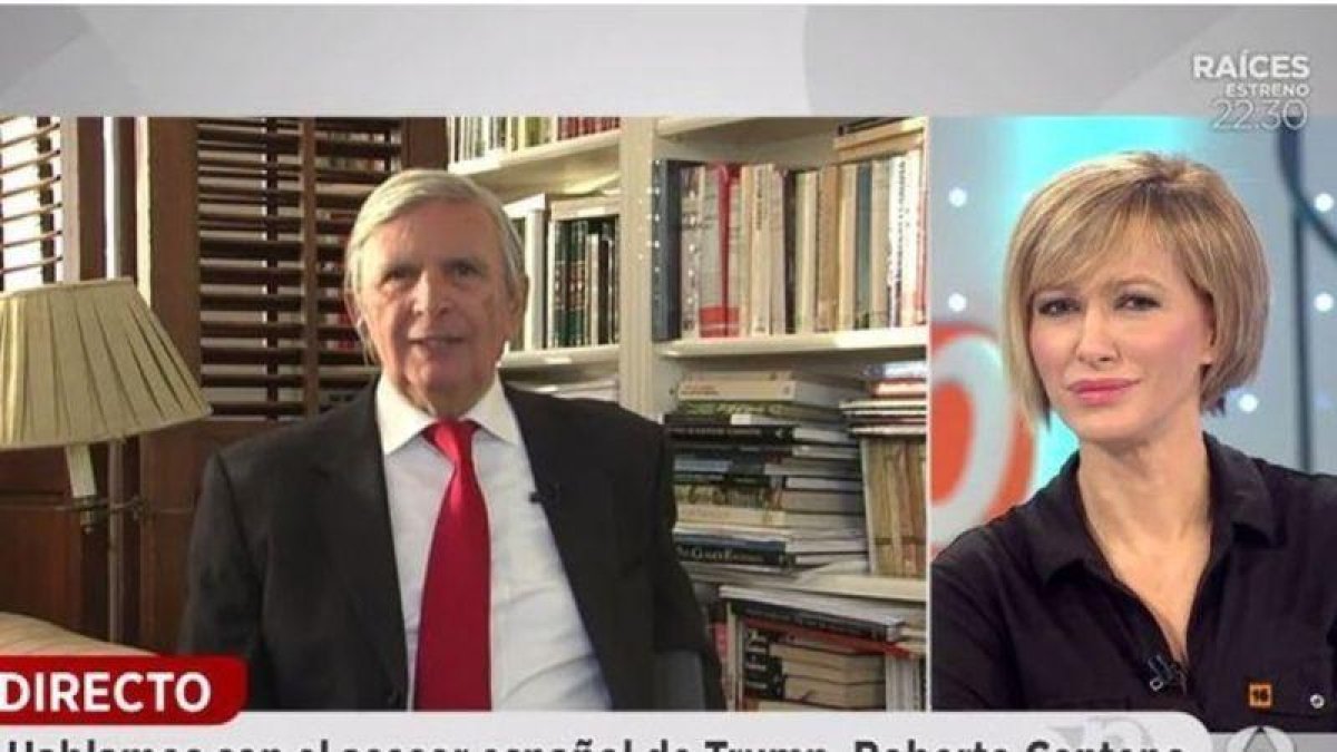 Roberto Centeno y Susanna Griso, en 'Espejo público'.-ATRESMEDIA