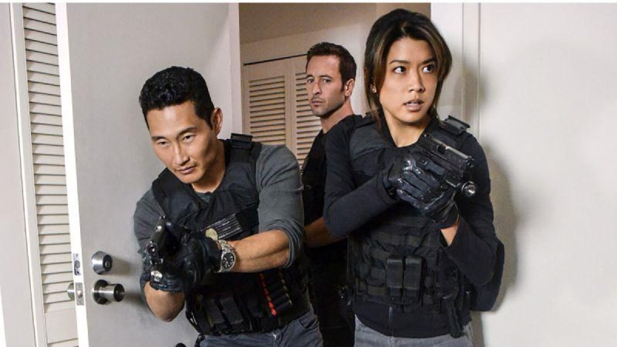 Daniel Dae Kim, Alex OLoughlin y Grace Park, en una imagen de Hawai 5.0.-EL PERIÓDICO
