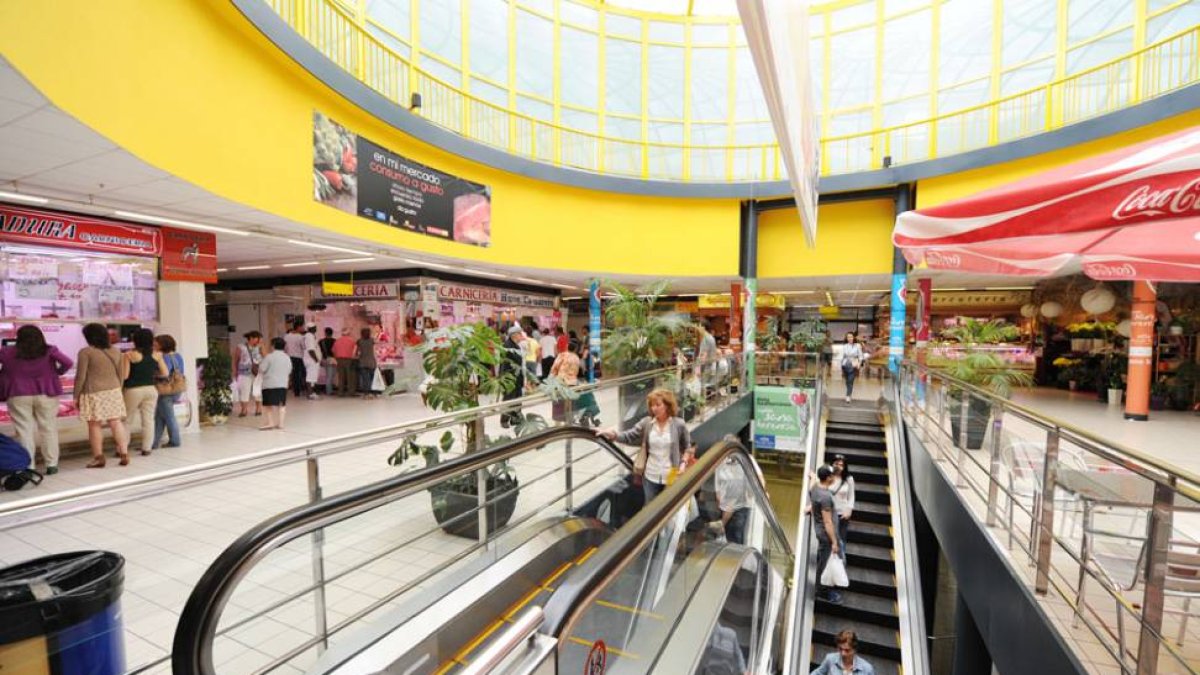 Interior del Mercado Norte, ubicado en la plaza de España. ECB