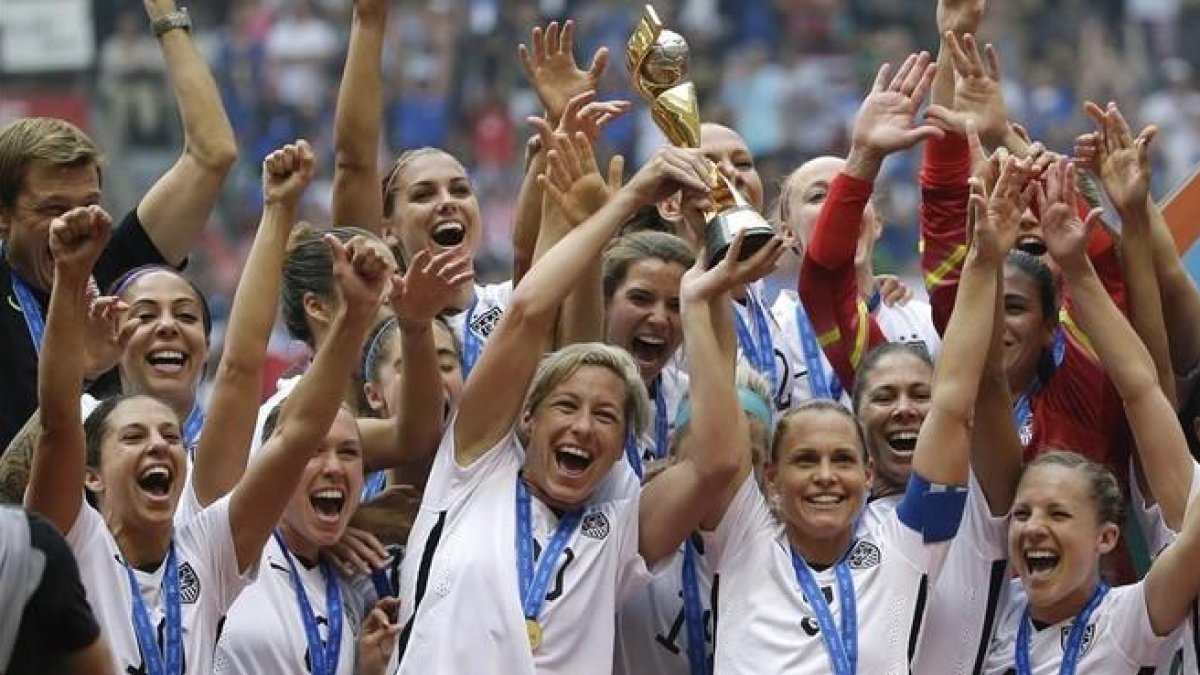 Las campeonas del Mundial de Francia 2019.-AP