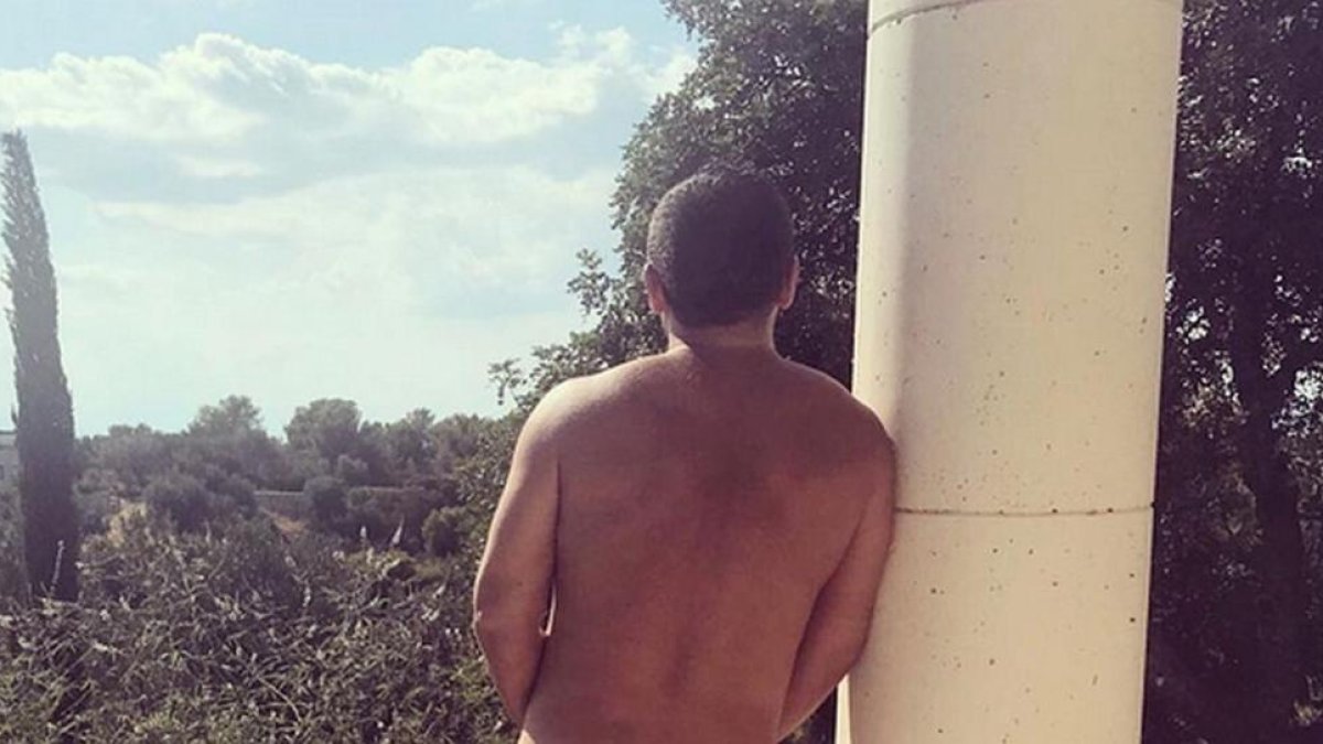 Jorge Javier Vázquez, en su posado de Instagram.-