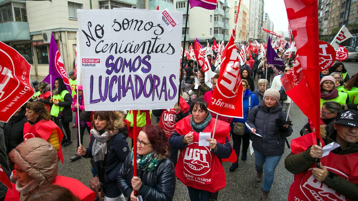 Imagen de la manifestación del pasado 20 de noviembre. TOMÁS ALONSO