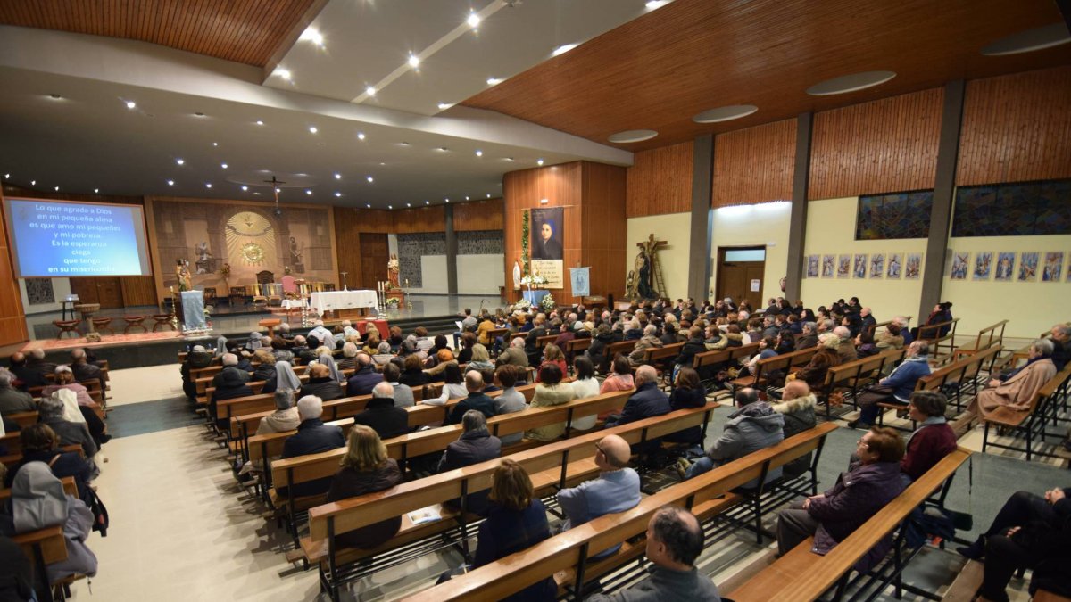 Celebración religiosa en una iglesia burgalesa. DIÓCESIS
