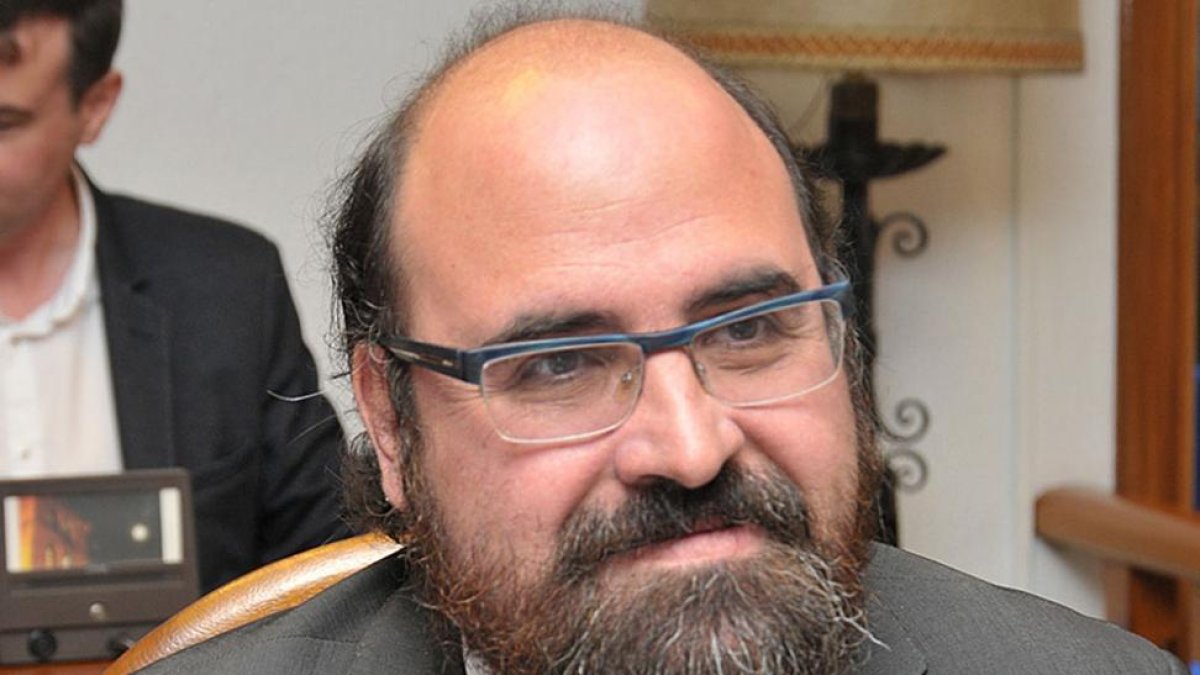 Máximo López Vilaboa, concejal de Hacienda en el Ayuntamiento de Aranda.-L. V.