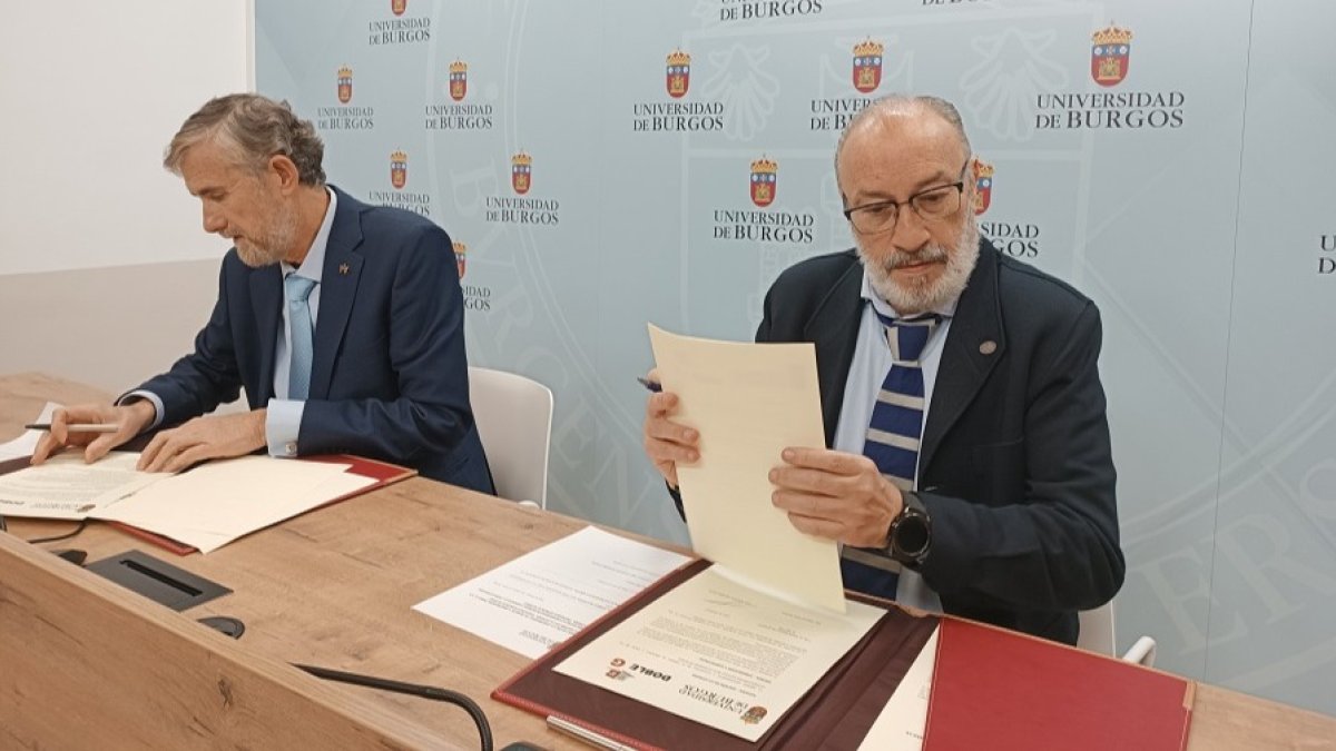 Renovación del convenio de la Cátedra Francisco González Alonso entre la UBU y las empresas Gonalpi y Doble G. D. S. M.