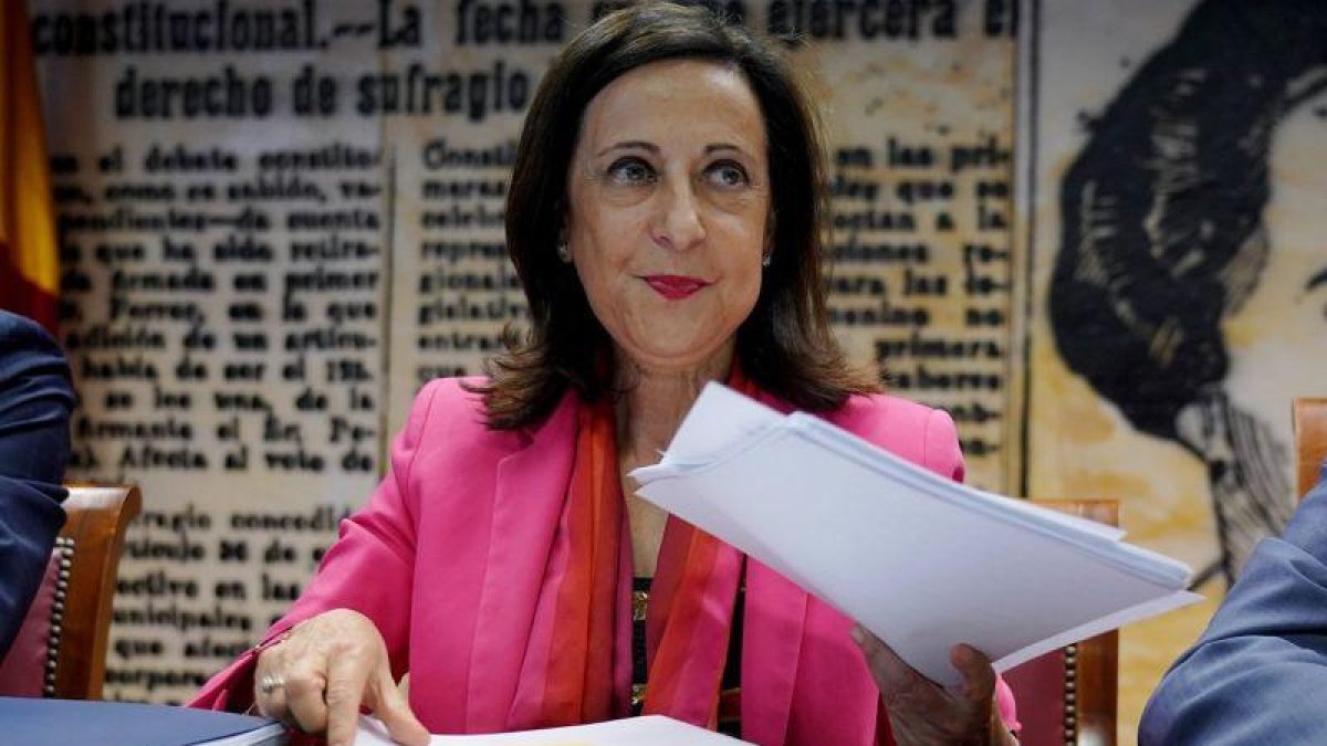 La ministra de Defensa, Margarita Robles.-JOSÉ LUIS ROCA