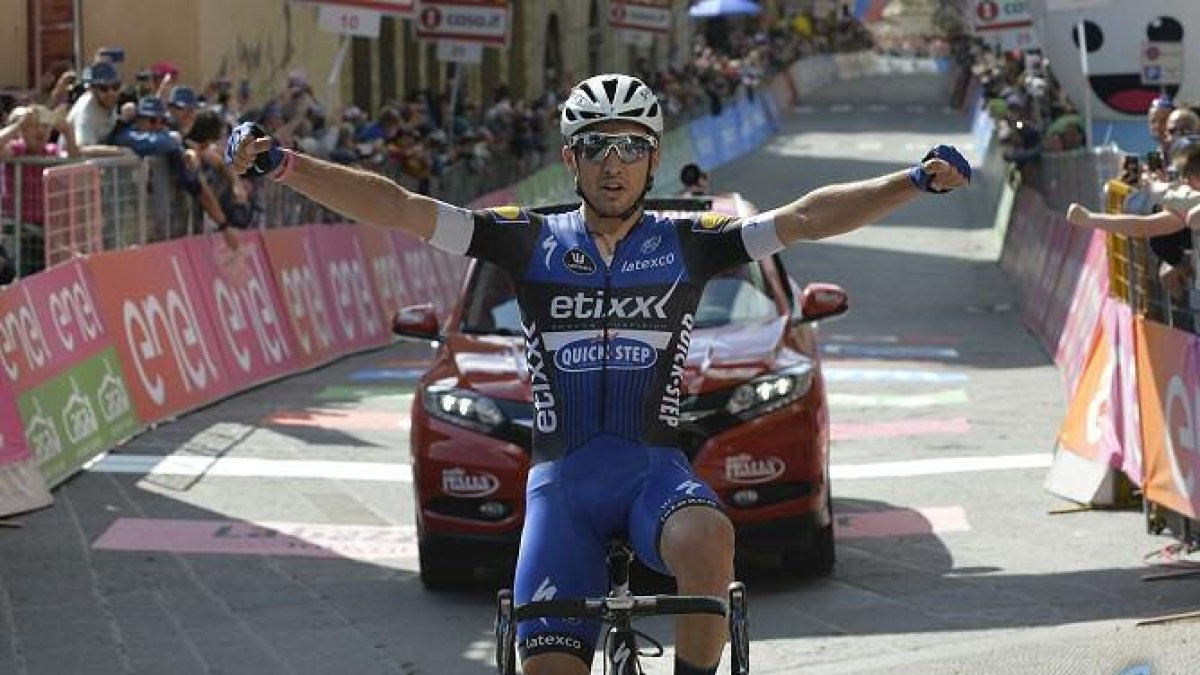 Giaunluca Brambilla ha ganado este año una etapa en el Giro de Italia-ECB