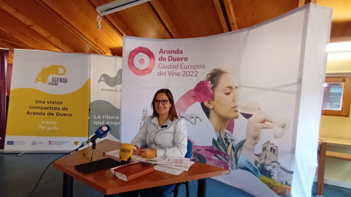 La concejala de Promoción y Desarrollo de Aranda, Olga Maderuelo