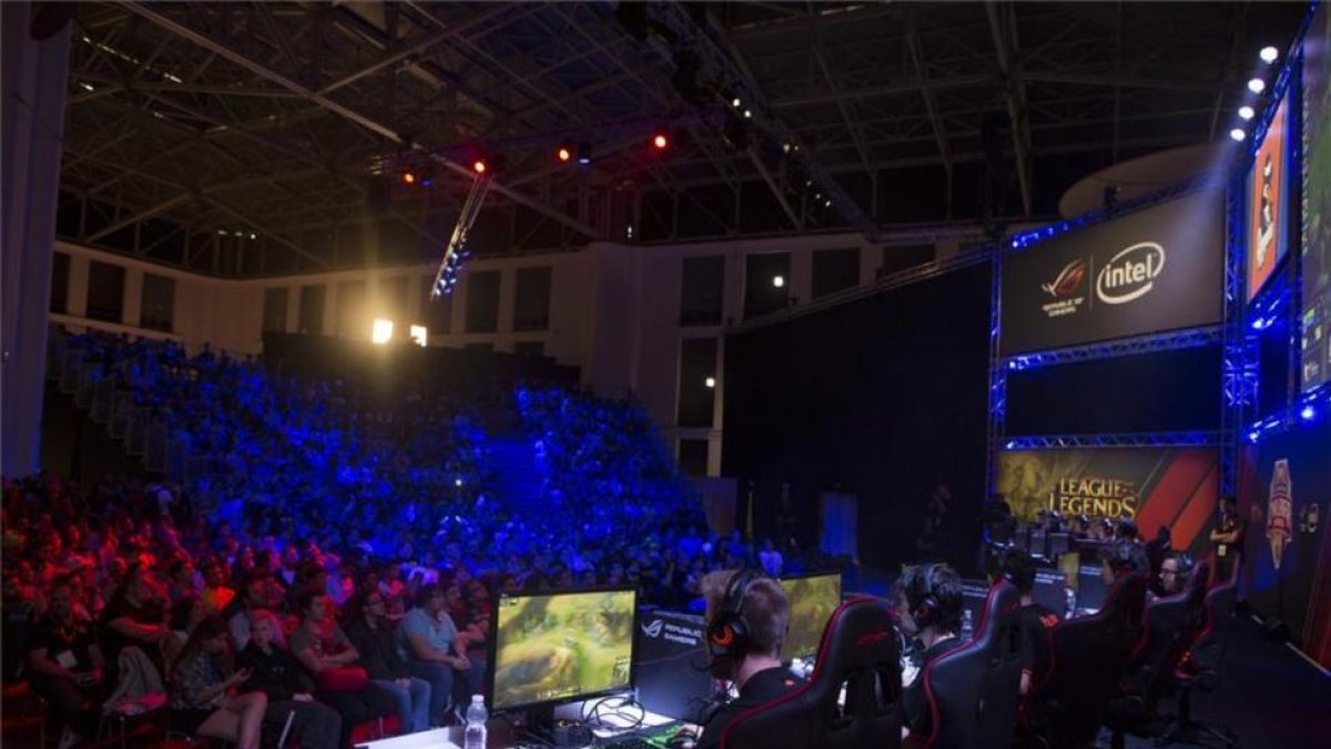 Competición de e-sports en la Barcelona Games World-ALBERT BERTRAN