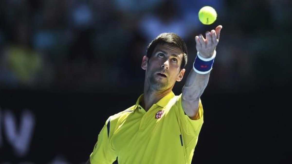 Djokovic durante partido ante Hyeon Chung-EFE