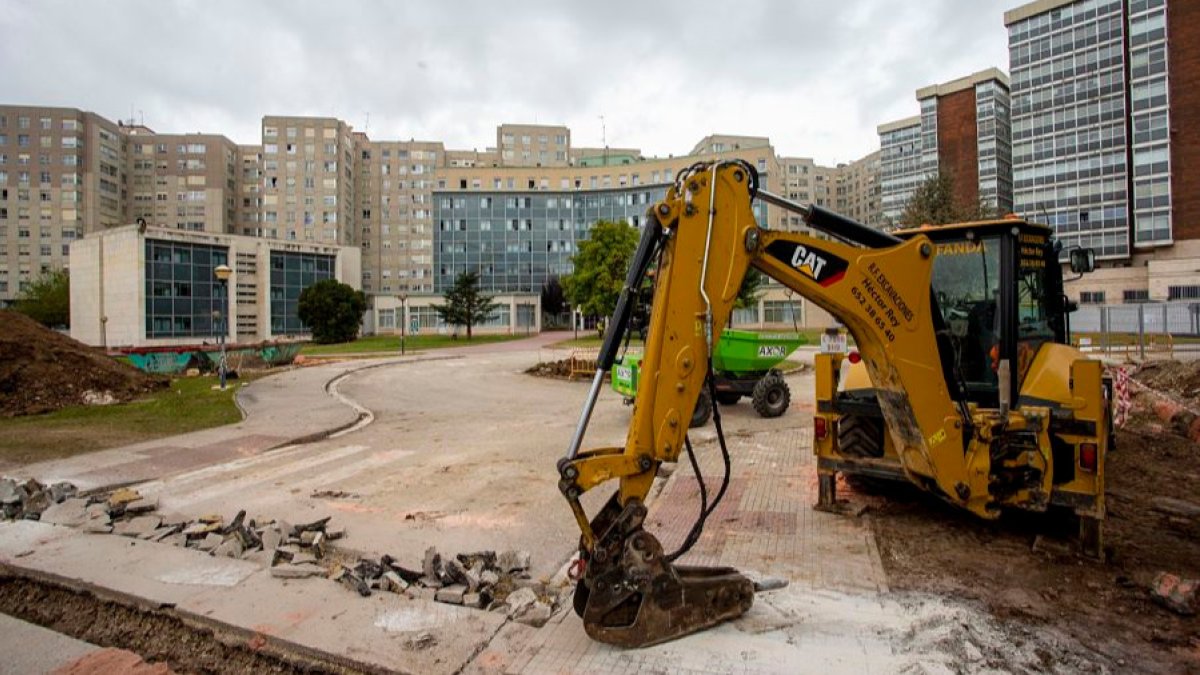 Obras de ampliación de la residencia de mayores de la Fundación Caja de Burgos. SANTI OTERO